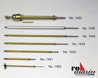 Krick Ro1443 Tubo Steven/195 + Albero D4X260 Mm, Colore Rosmarino, Modellismo Navale
