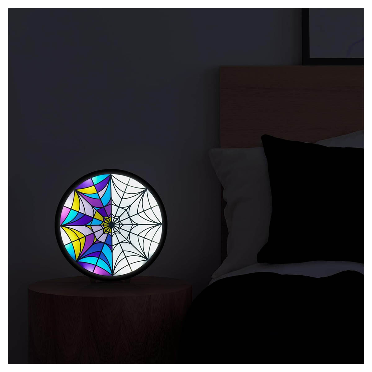 Wednesday Window Moodlight - Offizielles Wednesday Addams Nachtlicht Mit Mehreren Modi | Perfektes Geschenk Für Fans