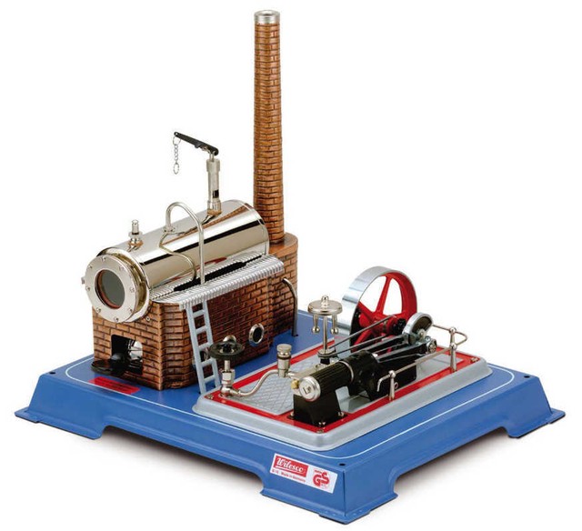 Wilesco D16 Steam Engine Toy 250ml Tank Capacity With Safety Valve and