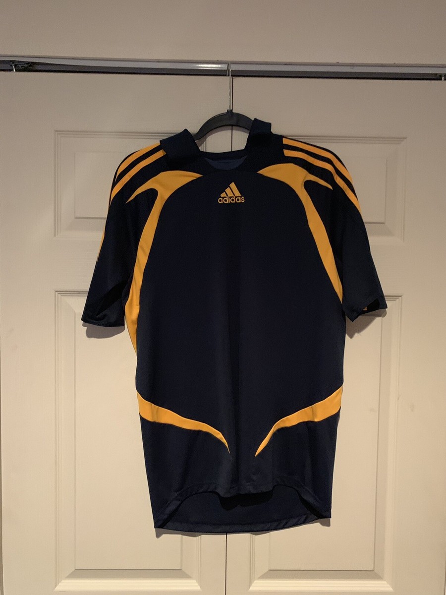 DAVID BECKHAM LA GALAXY JERSEY #23 MLS Adidas Blue Gold | eBay