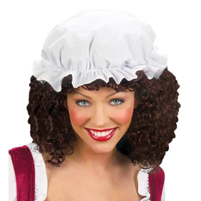 WIDMANN MAGD HAUBE Karneval JGA Mittelalter Kostüm Hut Mütze Schlafhaube Nachthaube 3329