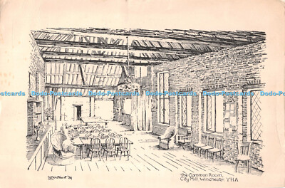 D118567 Gemeinschaftsraum. Stadtmühle. Winchester. Y. H. A. 1942