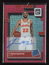 2022-23 Optic Choice Rated Rookie Auto Tyrese Martin Atlanta Hawks plus base