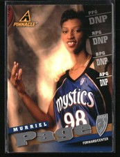 Murriel Page 1998 Pinnacle WNBA #54 Basketball Card