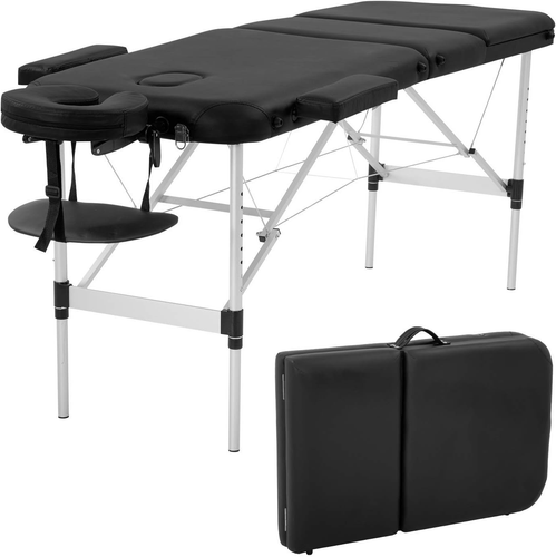 Aluminium Massage Table 73 Inch Professional Portable Height Adjustable 3 Fol... - Picture 2 of 12