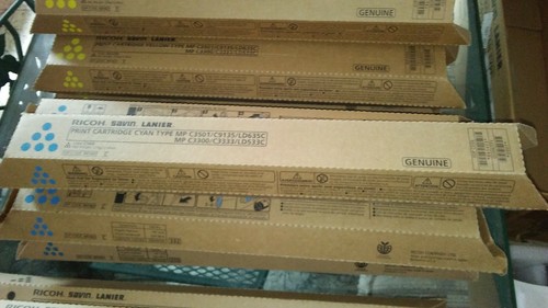 Brand New Ricoh Aficio MP C3001 C3501 Toner Set Of 4 (B,C,M,Y) - Picture 7 of 7