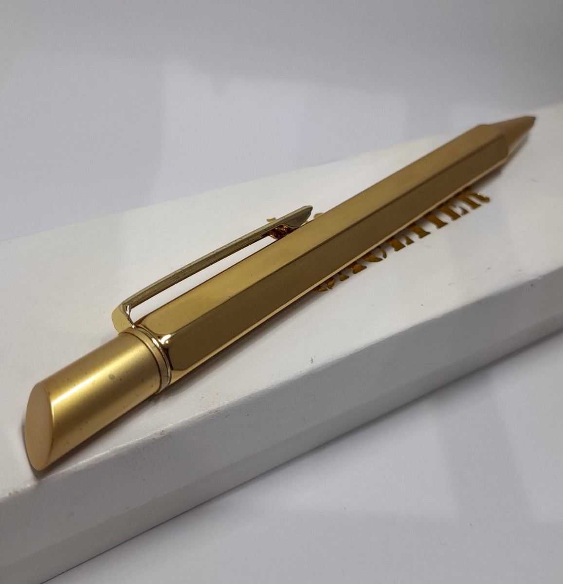 VINTAGE FRANCE PEN RARE JEAN-PAUL GAULTTER MADE BEAUTIFUL BOX Gold
