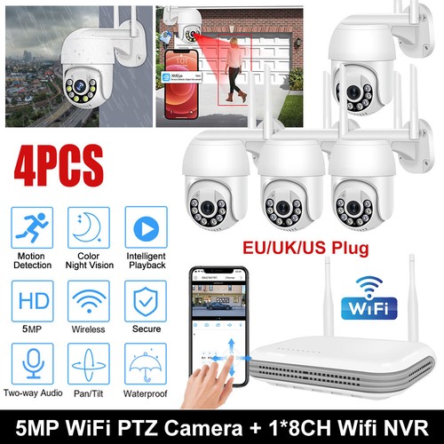 8CH 5MP Wireless WiFi CCTV WiFI Security Camera Outdoor Home NVR 1TB IR Night - Picture 22 of 23