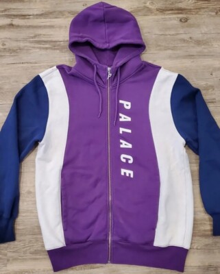 Palace Skateboards Palace Satin Hoodie Palace Tri-Puff Print Zip