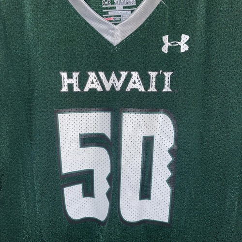 University Of Hawaii Herren Under Armour Fußball Trikot Größe Damen XXL Aloha - Bild 4 von 9