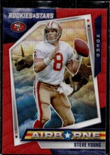 2021 Panini Rookies & Stars #AB-29 Steve Young Airborne Red #/99