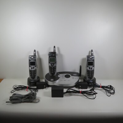 Vtech i5867 5.8 ghz Cordless Phone System with 2 i5803 Handsets and User Guides