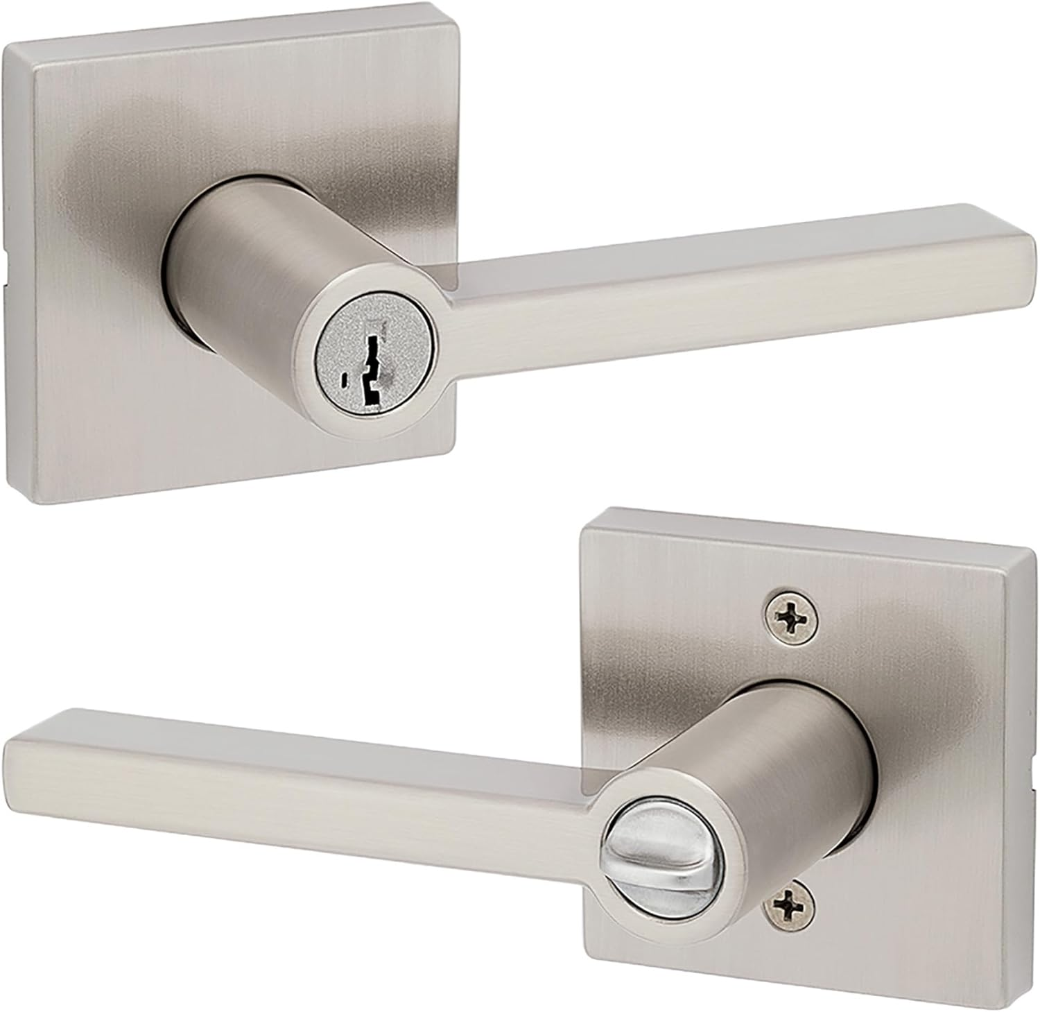 Halifax Secure Keyed Reversible Lever Exterior Entry Door Handle with Lock