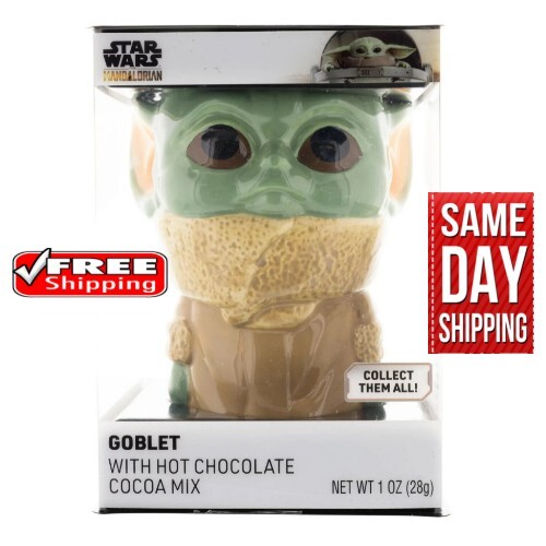 GALERIE THE MANDALORIN GROGU GOBLET WIHT COCOA MIX 1oz NEW - Picture 1 of 16
