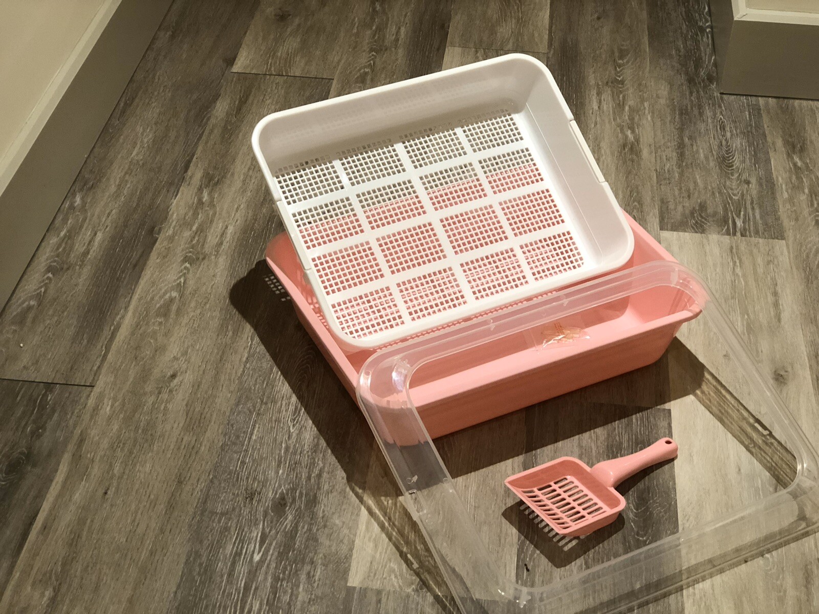 Small Cat/Kitten Sieve Litter tray For Wood pellets eBay