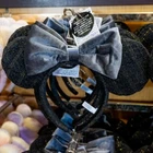 Japan Tokyo Disney Parks Resort Ears HeadBand Minnie Ribbon Black 2024