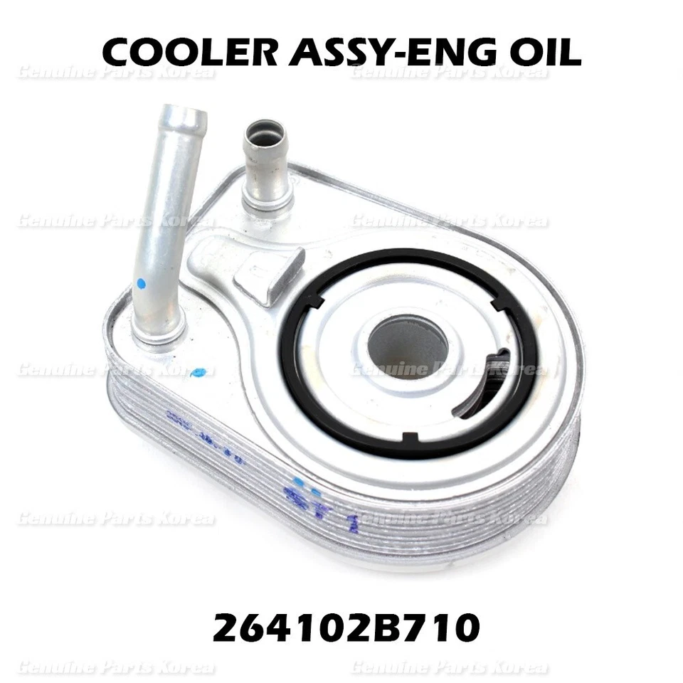 Enfriador de aceite de motor OEM 264102B710 para Hyundai Veloster Kia Forte5 Forte Koup 16L Foto 3 de 4
