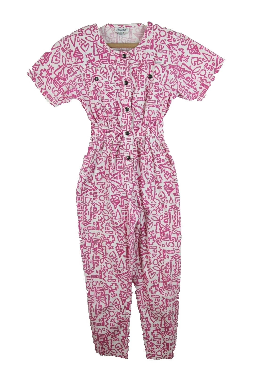 棉质连身裤休闲复古连衣裤、运动装女