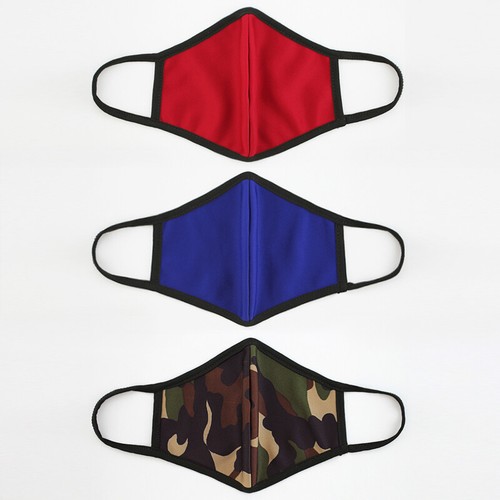 Unisex Face Mask - Washable Reusable Breathable Double Layer Soft Cotton Cloth - Picture 25 of 25