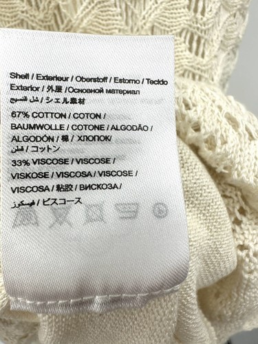 Anthropologie FARM Rio Crochet Dress Cream Ivory Size XXS - Picture 17 of 17