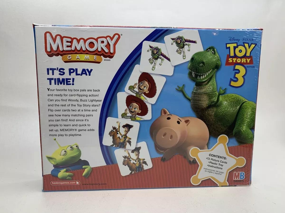 Toy Story 3 Edition Memory Game Hasbro Disney Pixar Age 3+ New Sealed