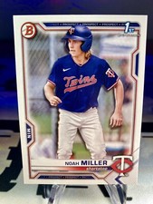 2021 Noah Miller Bowman Draft Paper 1st Bowman #BD-109 Minnesota Twins