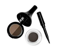 KRISTOFER BUCKLE Brow Champion Brow Enhancing Duo Pomade & Powder BRUNETTE - NIB