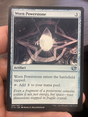 Worn Powerstone MTG Alter/Altered Art