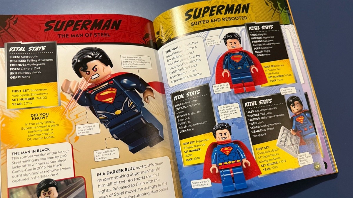 LEGO DC Character Encyclopedia w/ Exclusive Val-Zod Earth-2