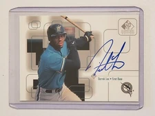 1999 Upper Deck SP Signature Edition Derrek Lee Auto Miami Marlins
