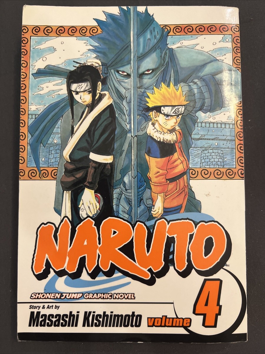 Naruto Volume 4 Shonen Jump Graphic Novel MANGA By Masashi