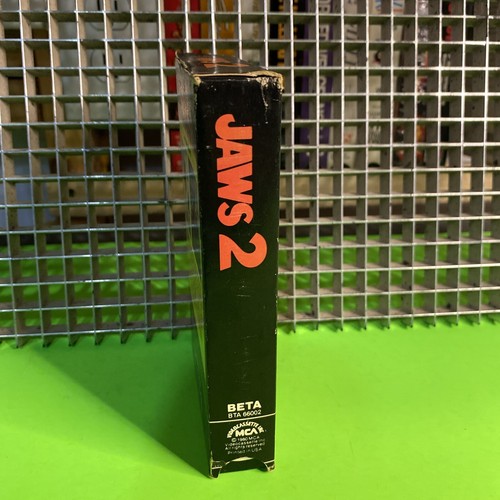 JAWS 2 Betamax (NOT VHS) MCA Rainbow 1st Release Horror RARE 287 - Picture 3 of 5