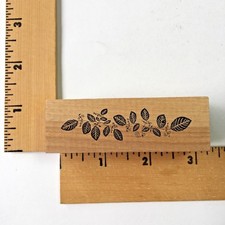 Rubber Stamp - Leaf Border - NEW