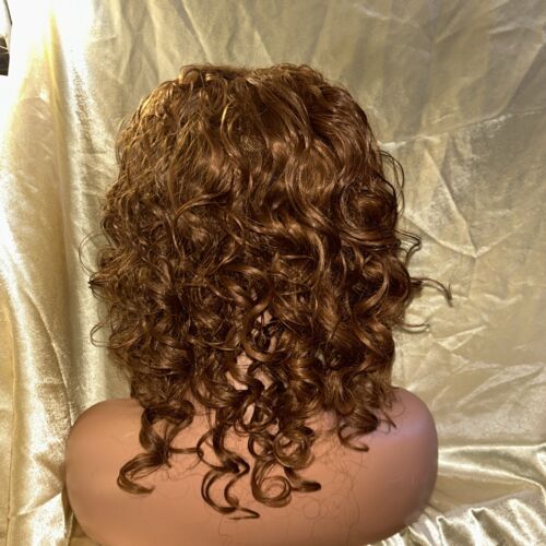 Human Blend Curly Wig - Picture 7 of 16