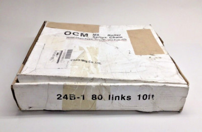 OCM MX 24B-1-10ft Roller Chain (10 Feet) 24B1