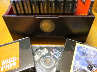 SUPER Set of National Geographic on CD in wooden box1888-1970
