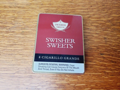 swisher sweets cigarettes Vintage Swisher Sweets 8 Cigarillos Tin Empty