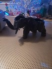 1920's Co-Operative Flint Black Glass Elephant Container Box As Is Estate #JJ16 — photo 2
