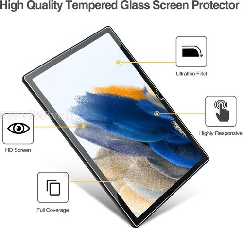 Full Tempered Glass Screen Protector For Samsung Galaxy Tab A9 Plus / A8 10.5" - Picture 8 of 18