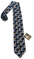 Vtg J. Garcia 1993 Art in Neckwear Stone Henge Limited Art Necktie Tie NOS