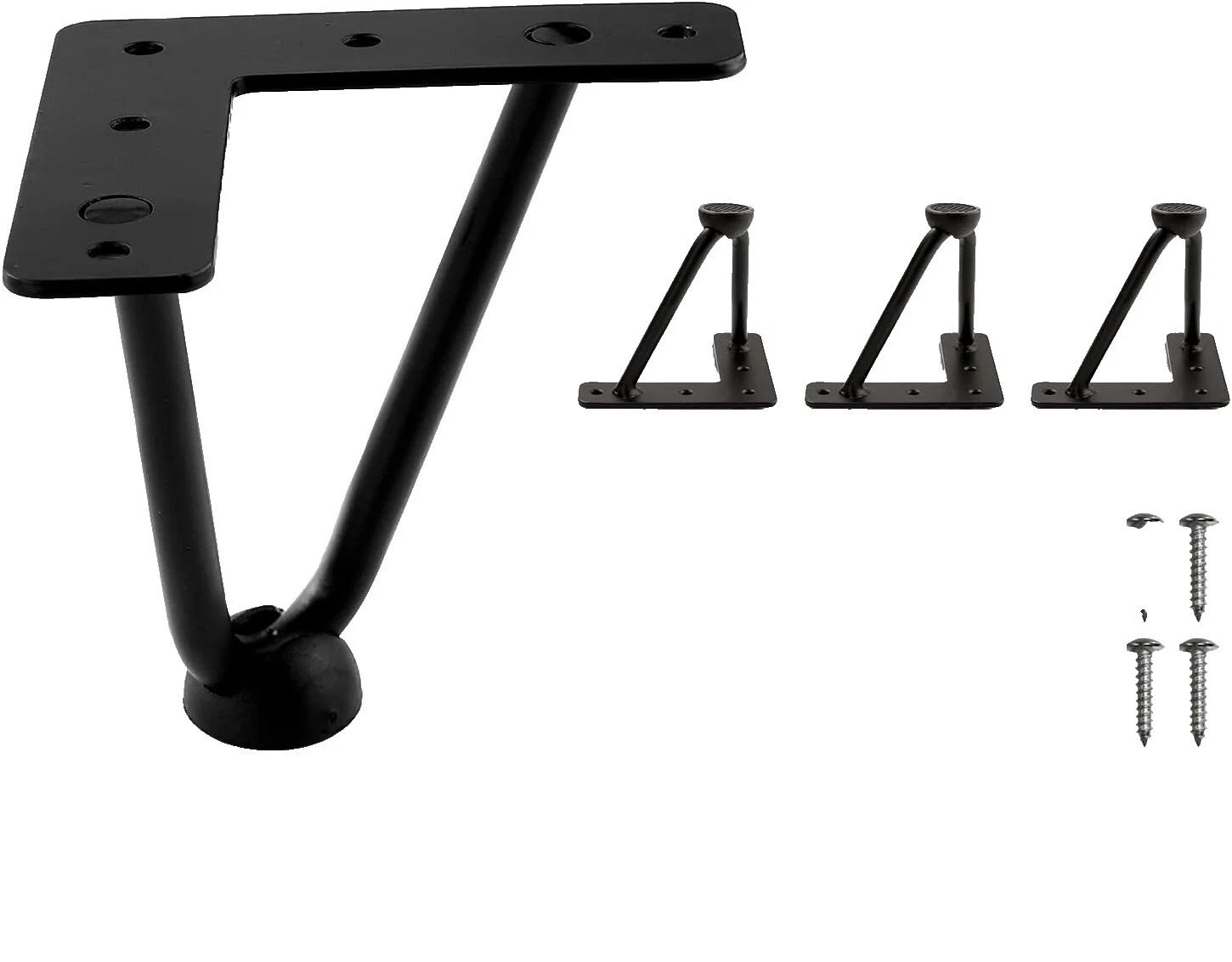 Piezas de muebles de mesa de hierro forjado para patas