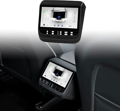Rear Seat Touch Screen Entertainment System Climate Control For Tesla model 3