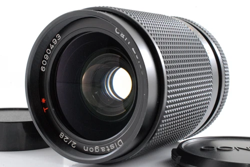 [Near MINT] Contax Carl Zeiss Distagon 28mm f/2 AEG Lens C/Y Mount From JAPAN