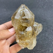 Natural Stone Skeletal Crystal Cluster Mineral Specimen Quartz Raw Rock Healing