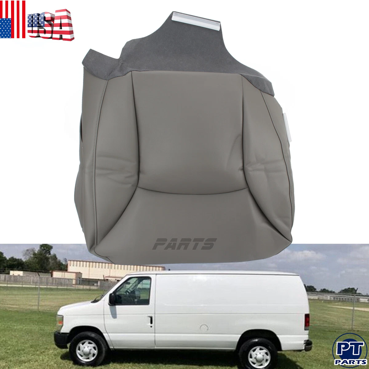 For 2002 2008 Ford E150 E250 E350 Econoline Van Driver Bottom Seat