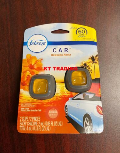 (2-Pack) Febreze CAR AUTO Interior Vent Clips AIR FRESHENER & ODOR ELIMINATOR - Picture 22 of 42