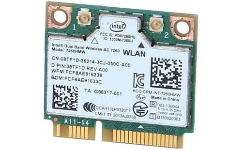 Intel - 7260.HMWWB.R - Dual Band Wireless-AC 7260 - Netzwerkadapter - Afbeelding 2 van 3
