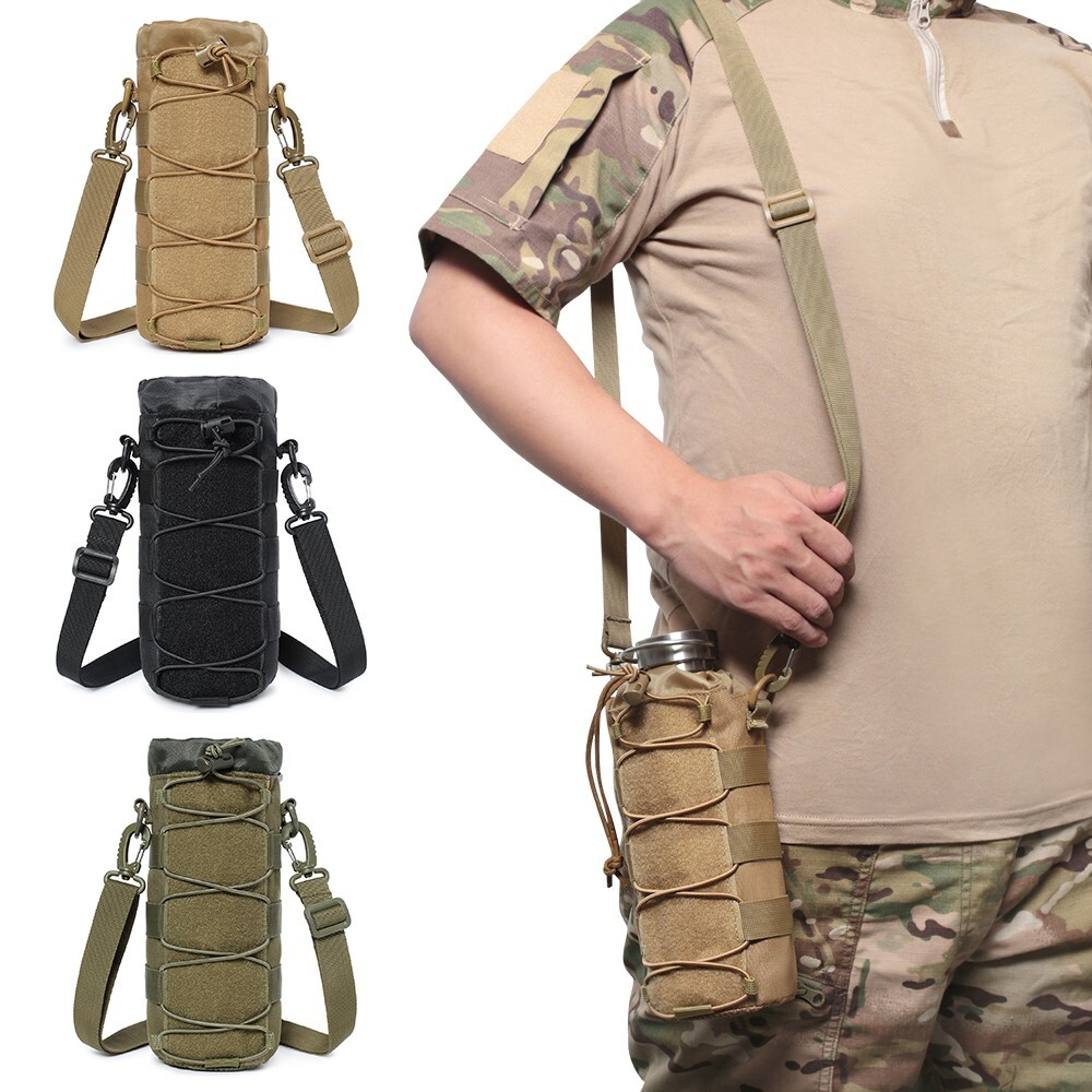 Novemkada Wasserflaschen-Tasche – 1000D Nylon, Molle-System, Für Trinkflaschen Bis 900 Ml