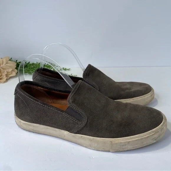 Mens Frye suede slip on shoes sz 10 Amazon.com | Frye Men main image 4