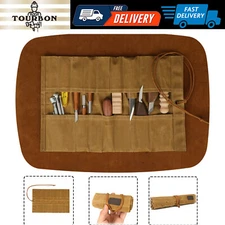 TOURBON Roll up Tool Carry Holder Carving Knife Organizer Bag Pouch-Daily Deals